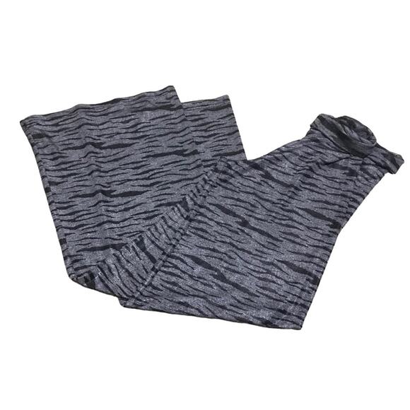 Fashque Studio Zebra Print High Waist Palazzo Pants Size Small - Picture 6 of 6